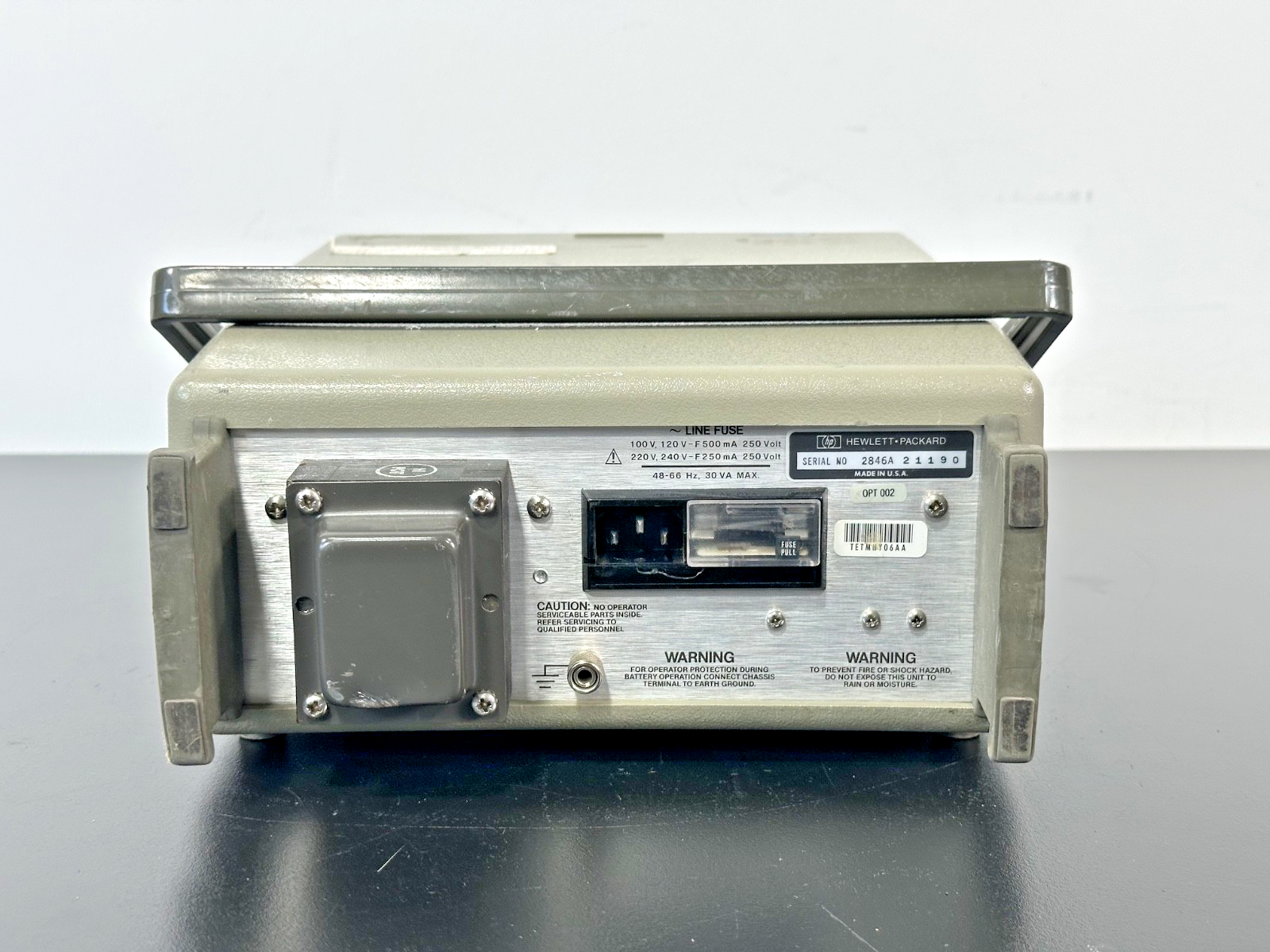 HP Hewlett Packard 4935A Transmission Test Set Opt 002 Powers on2