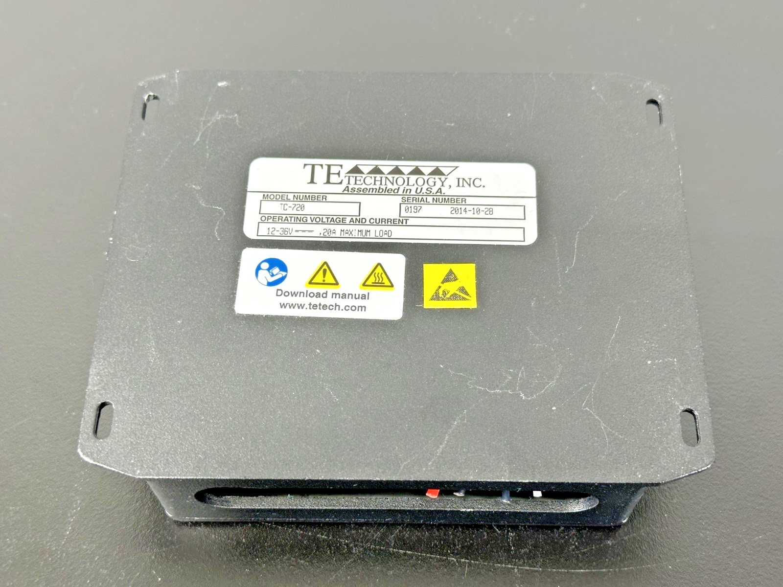 TE Technology TC 720 Thermoelectric Temperature Controller 12 36VDC 20A3
