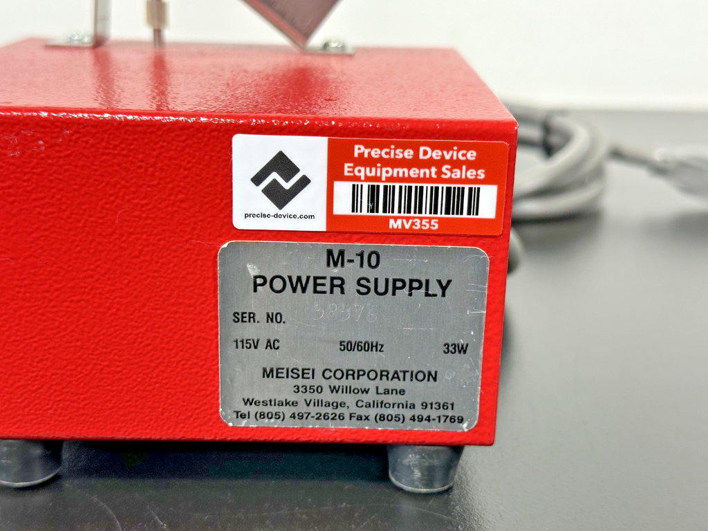 Meisei M 10 HOTweezers Power Supply with Model 4A Thermal Wire Stripper Working4