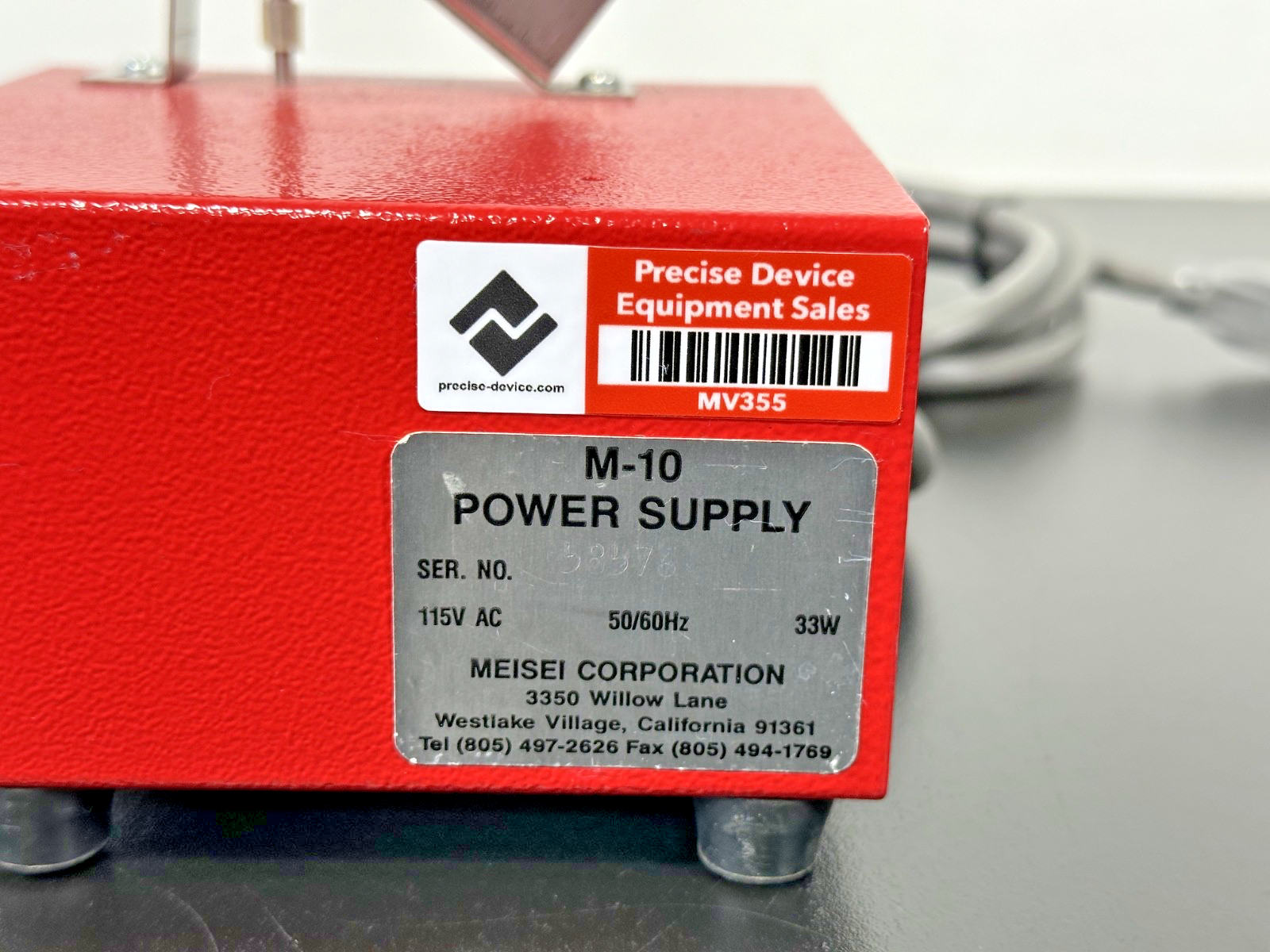 Meisei M 10 HOTweezers Power Supply with Model 4A Thermal Wire Stripper Working4