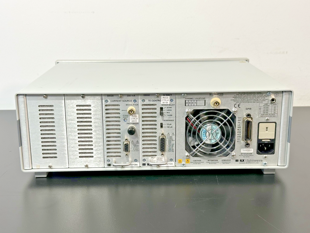 ILX Lightwave LDC 3900 Laser Diode Controller w/ 39020 & 39032 Modules Working3