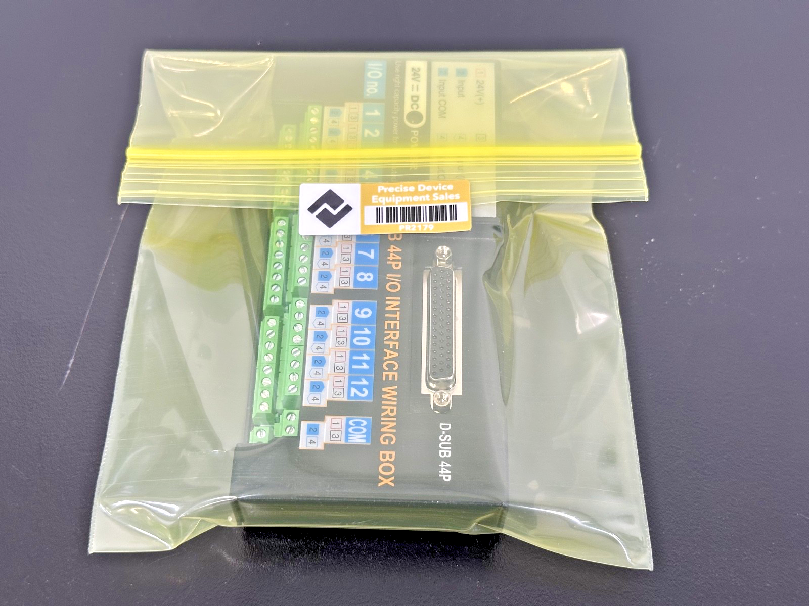 D SUB 44P I/O Interface Wiring Box 12 Channel 24V DC Terminal Breakout Module3