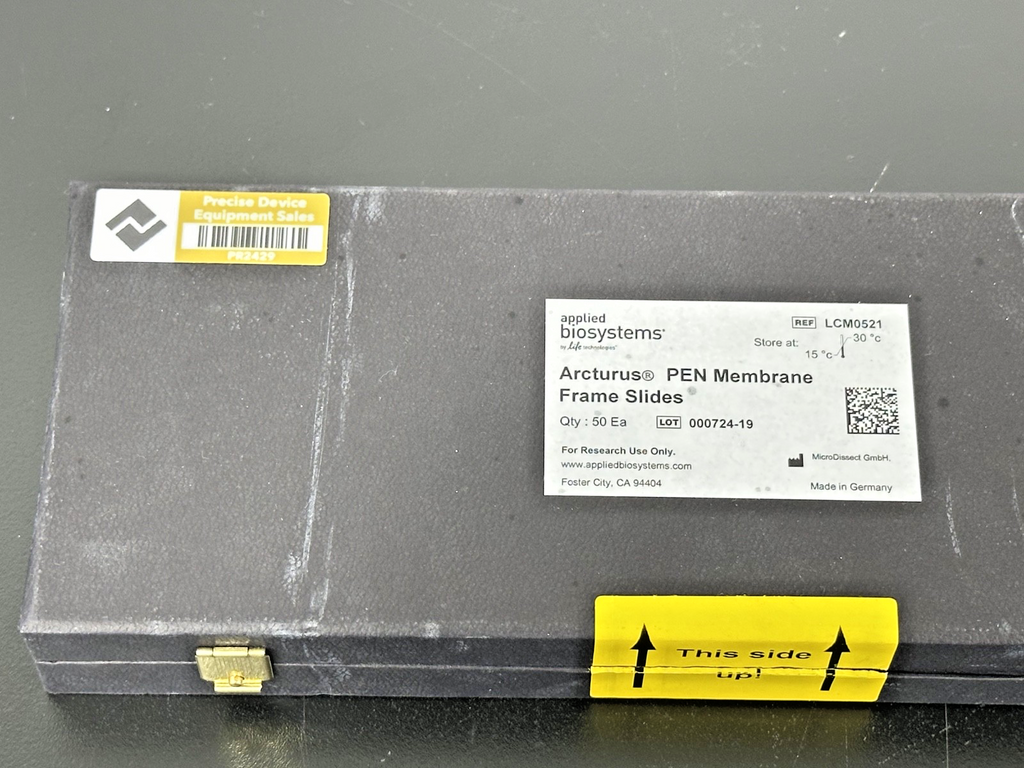 Applied Biosystems Arcturus PEN Membrane Frame Slides LCM0521 50 Slides2