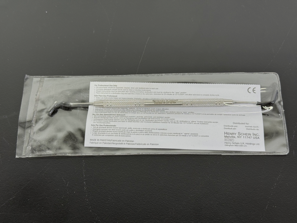 Henry Schein Jacquette #2/3 Dental Scaler Solid Handle 101 0609 New1