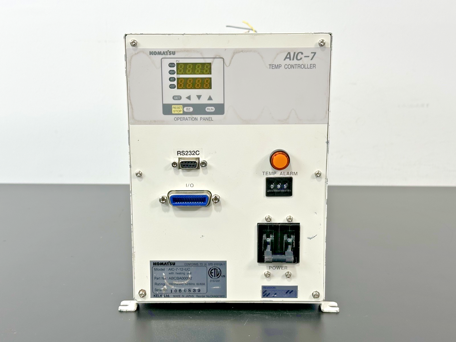 Komatsu AIC 7 12 UC ABCBA00090 Temperature Controller For Parts1