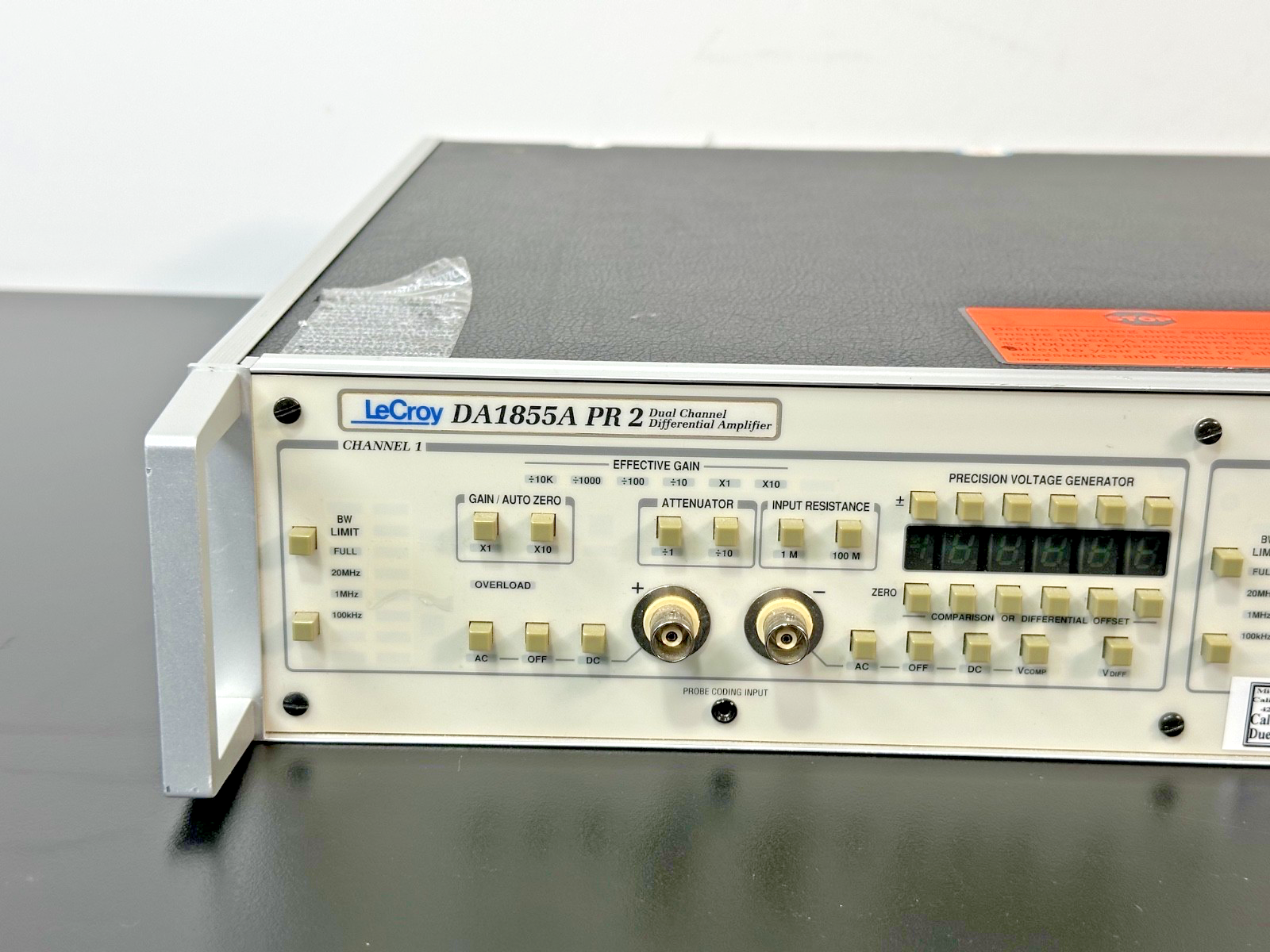 LeCroy DA1855A PR2 Dual Channel Differential Amplifier Working1
