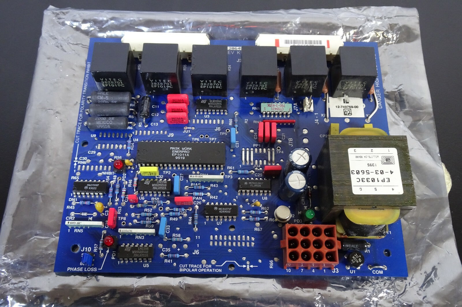Emerson 12 749769 00 Rev K Board PCB Assembly1