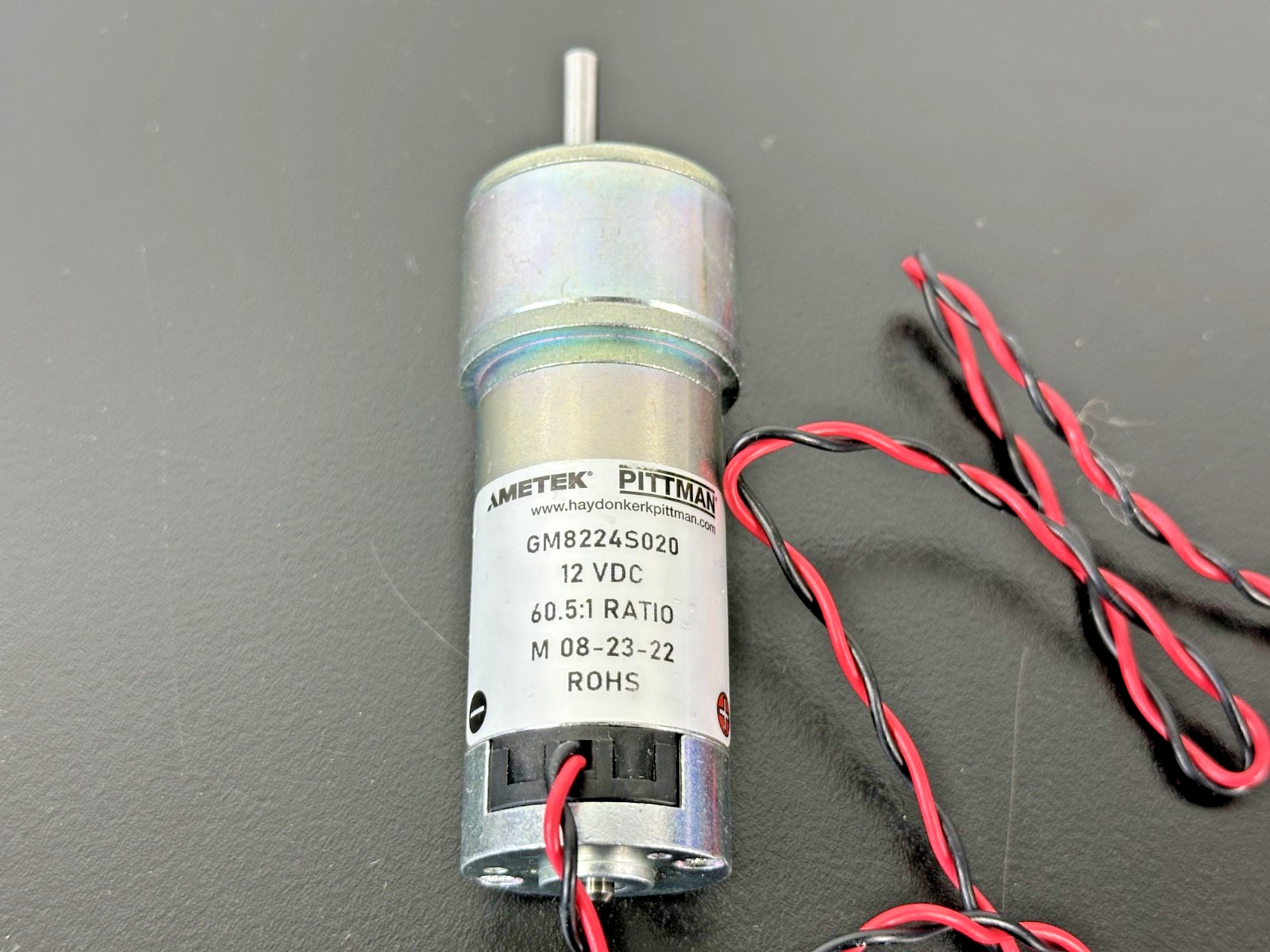 AMETEK Pittman GM8224S020 12VDC 60.5:1 DC Gear Motor Untested1
