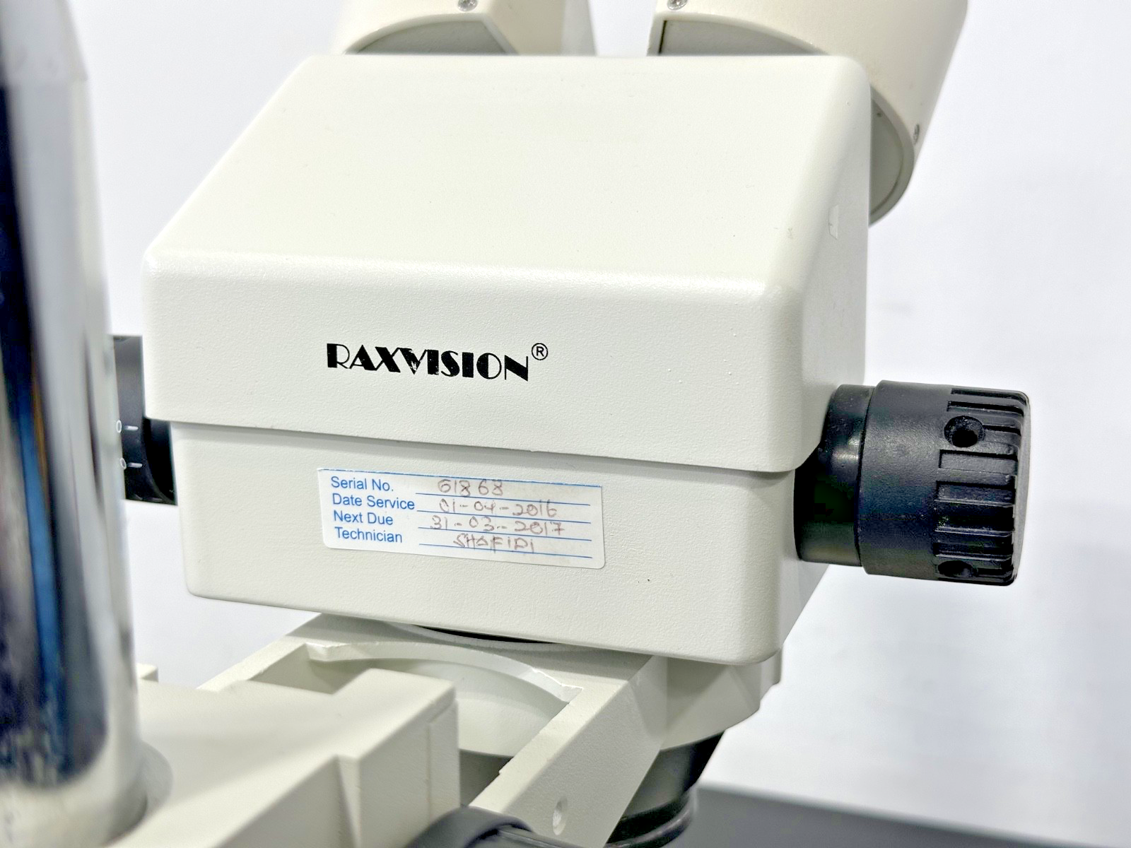 RaxVision Binocular Stereo Zoom Microscope with Adjustable Stand & Base5