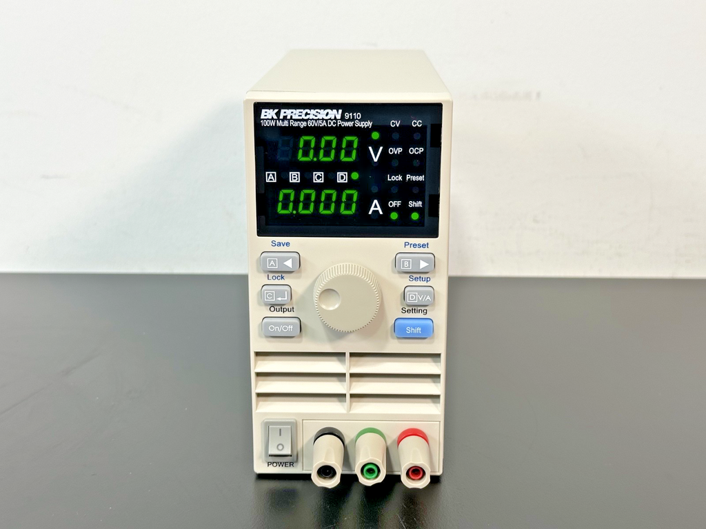 B&K Precision 9110 100W Multi Range DC Power Supply 60V 5A Tested Working0