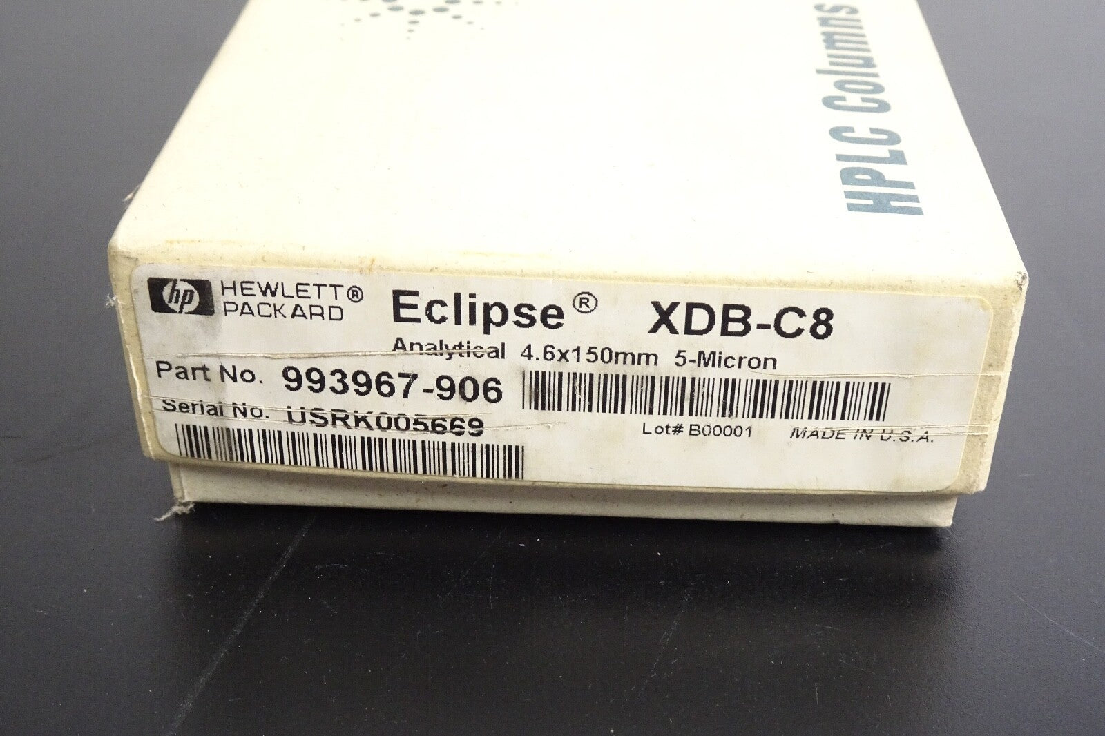 HP 993967 906 Eclipse XDB C8 Analytical 4.6x150mm 5 Micron3