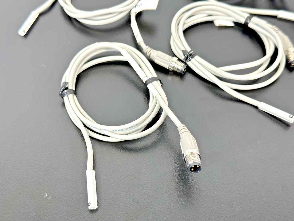 Lot of 5 SMC D M9N Magnetic Auto Switch Sensors w/ M8 Connectors Used Untested1