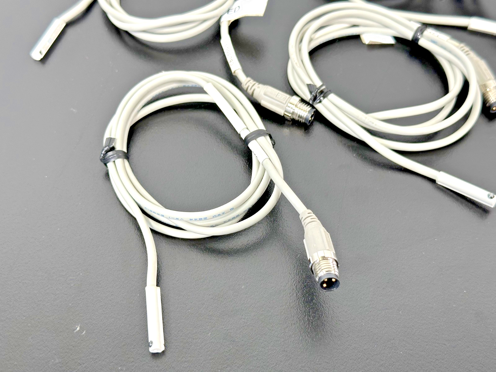 Lot of 5 SMC D M9N Magnetic Auto Switch Sensors w/ M8 Connectors Used Untested1