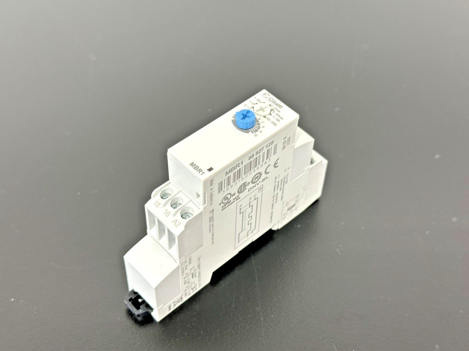 Crouzet MBR1 Multifunction Time Delay Relay Timer 88827125 24 240V AC/DC2