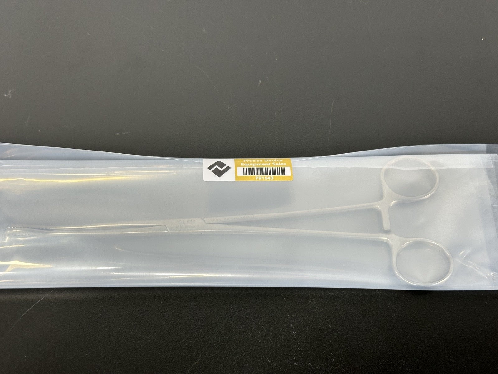 V. Mueller GL650 German Stainless Foerster Sponge Holding Forceps 9.5"5