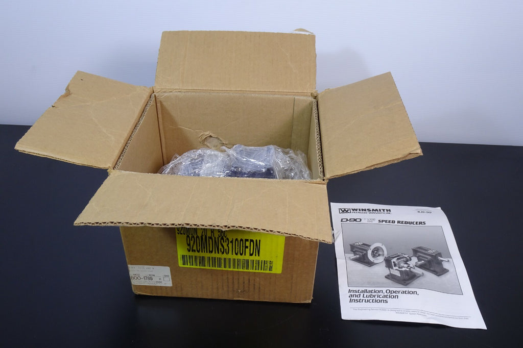 Winsmith Speed Reducer D90 Type SE 926DB 7.5L0