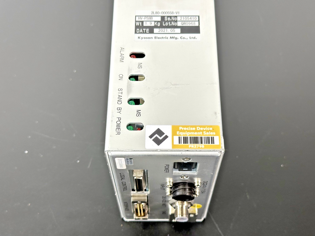 Kyosan Electric HV PS8B 2L80 000558 V1 High Voltage Power Supply TEL Used3