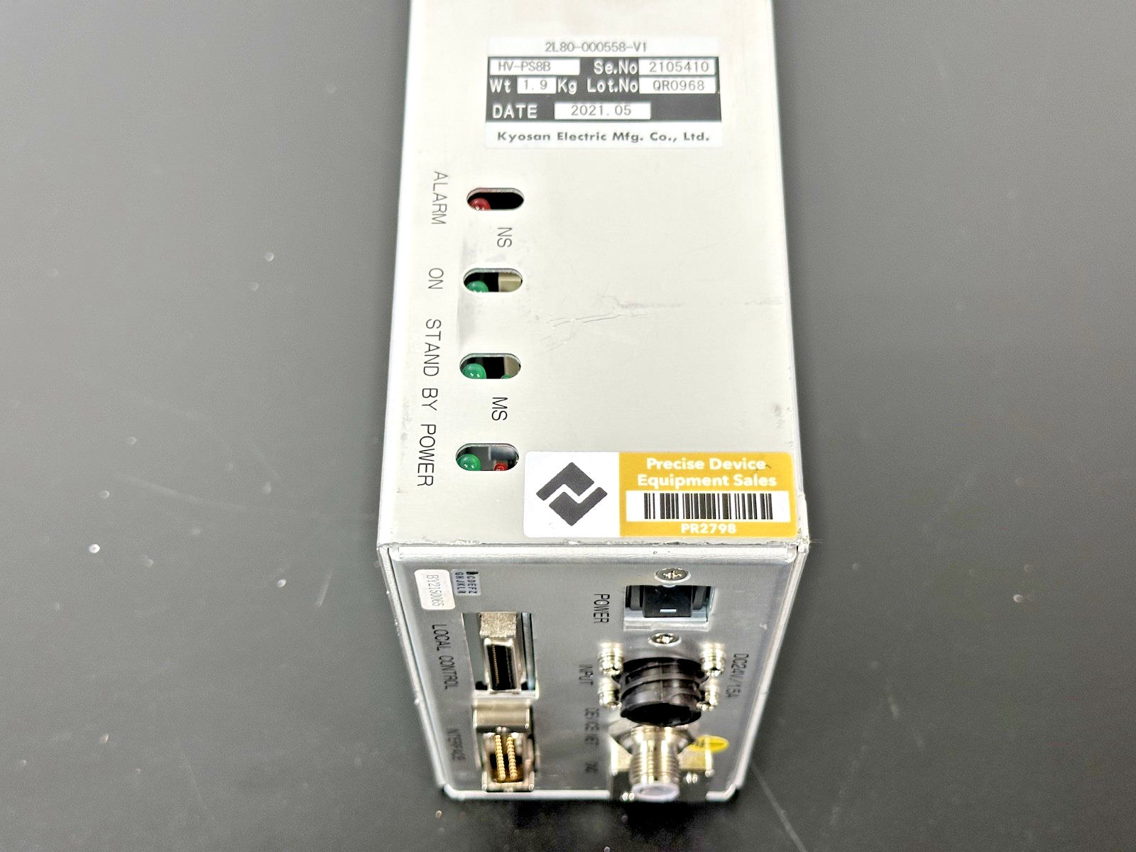 Kyosan Electric HV PS8B 2L80 000558 V1 High Voltage Power Supply TEL Used3