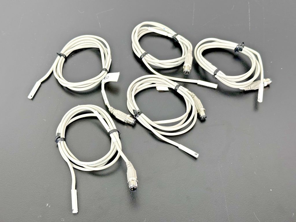 Lot of 5 SMC D M9N Magnetic Auto Switch Sensors w/ M8 Connectors Used Untested0
