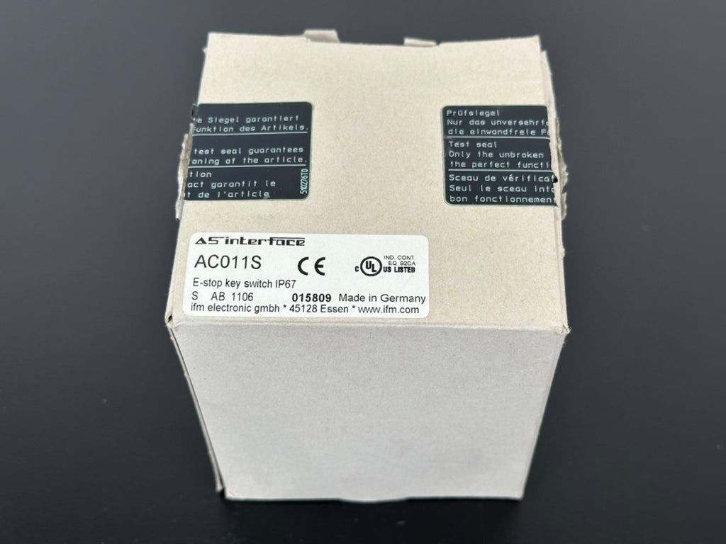 IFM Electronic AC011S E Stop AS i Safety Slave Emergency Stop Switch4