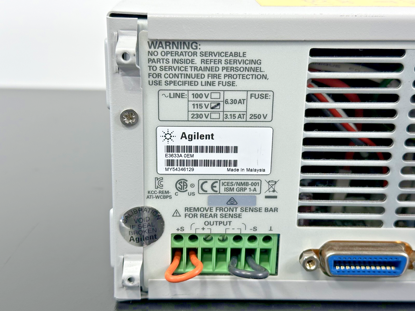 Agilent E3633A OEM DC Power Supply 8V 20A / 20V 10A Bench Power Supply4