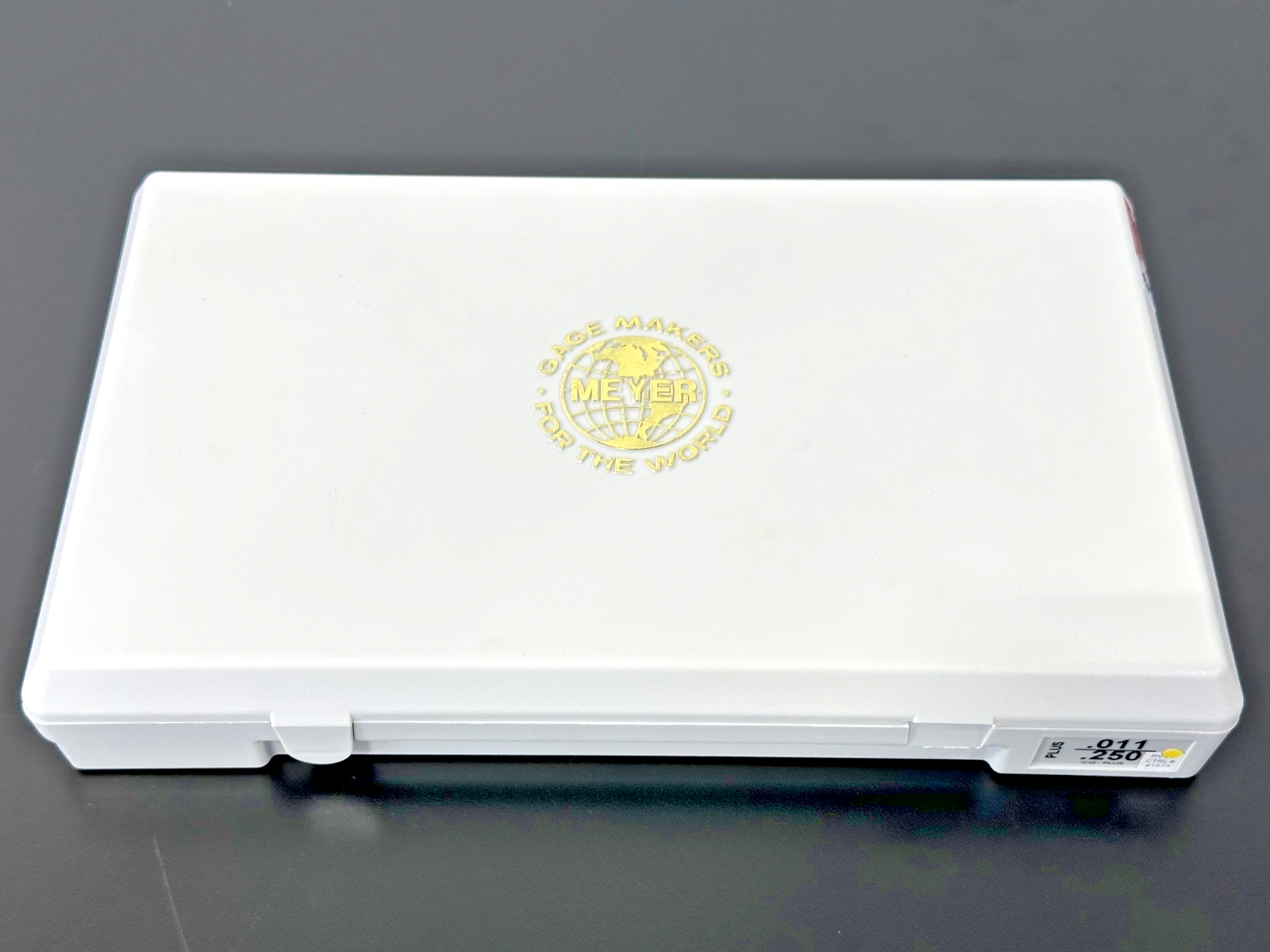 Meyer Gage C10 PLUS .011 .250 PLUS Pin Gage Set w/ Case New Open Box4