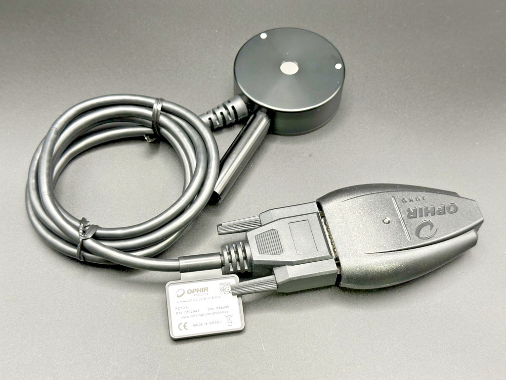 Ophir PD10-C Energy Sensor 7Z02944 w/ Juno USB Interface 7Z012500