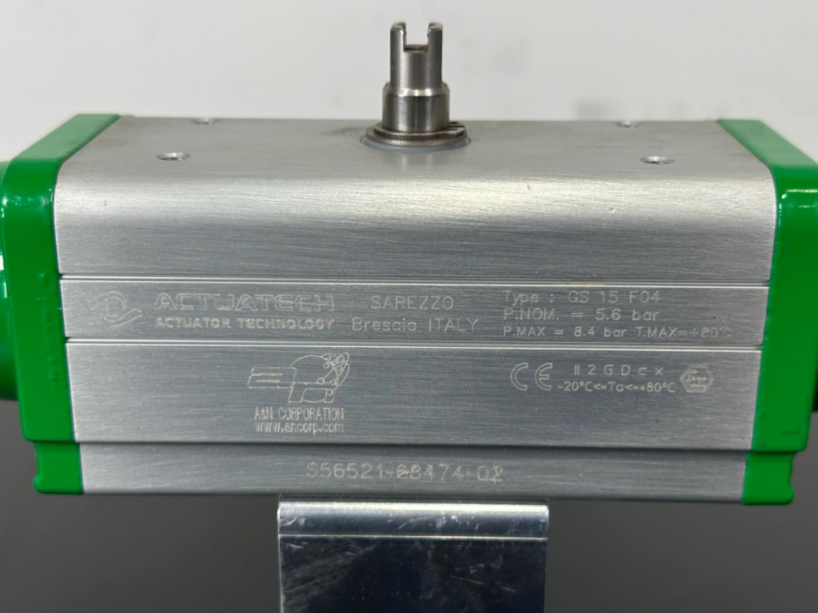 Actuatech GS 15 F04 Pneumatic Actuator w/ A&N Ball Valve B4075 0F16 AS Stainless1
