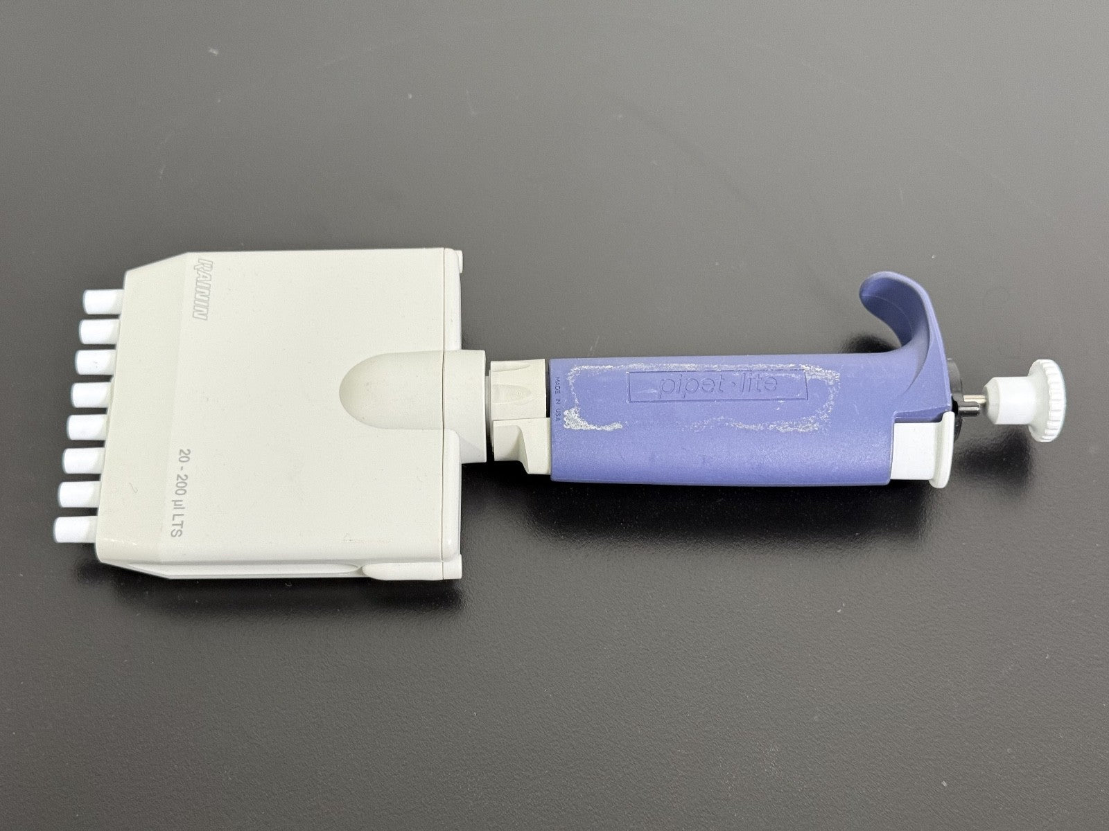 Rainin L 200 Pipet Lite LTD 8 Channel Multichannel Pipette 20 200uL0
