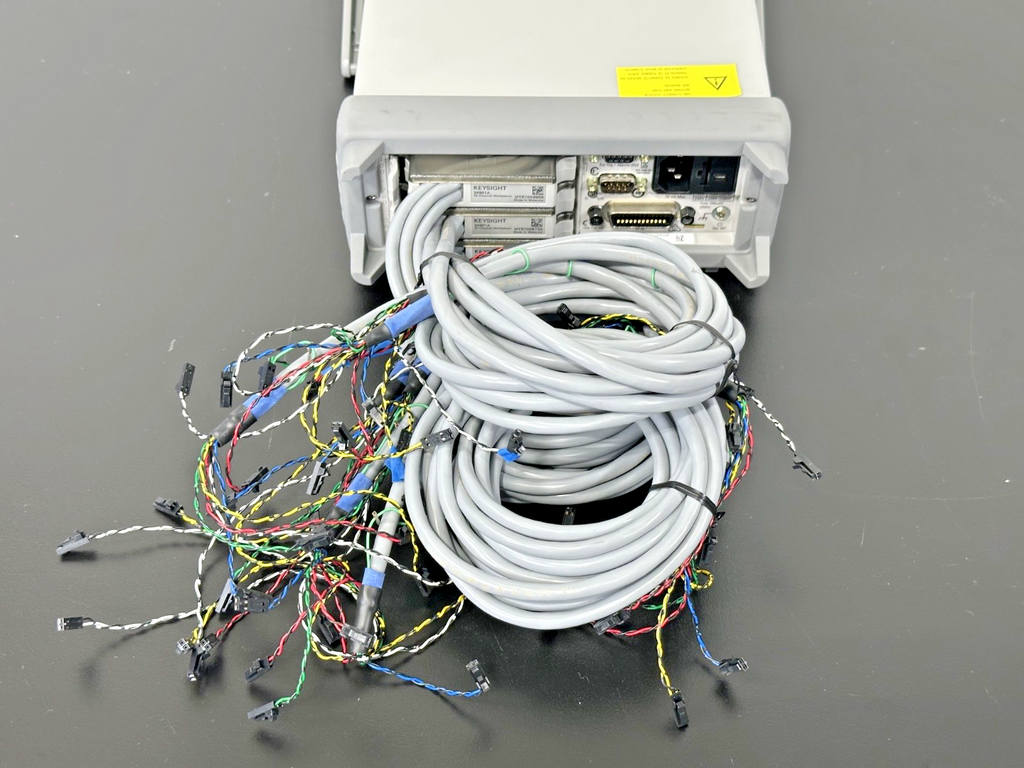Keysight 34970A Data Acquisition Switch Unit w/ 3x 34901A Multiplexer Working3