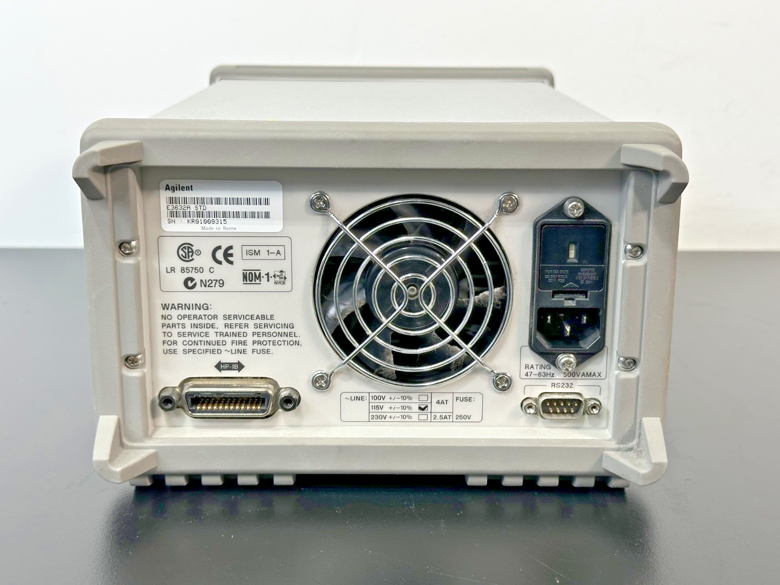 Agilent E3632A 120W Programmable DC Power Supply 15V 7A 30V 4A Working1