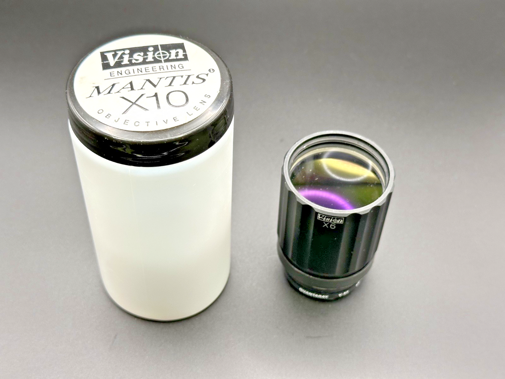 Vision Engineering Mantis X6 Objective Microscope Lens w/ Case Filters0