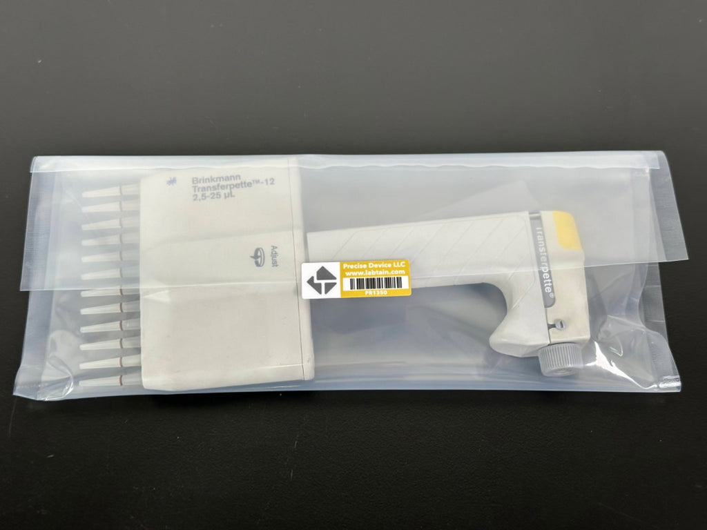 Brinkmann Transferpette TM 12 12 Channel Pipette 2.5 25µL Adjustable5