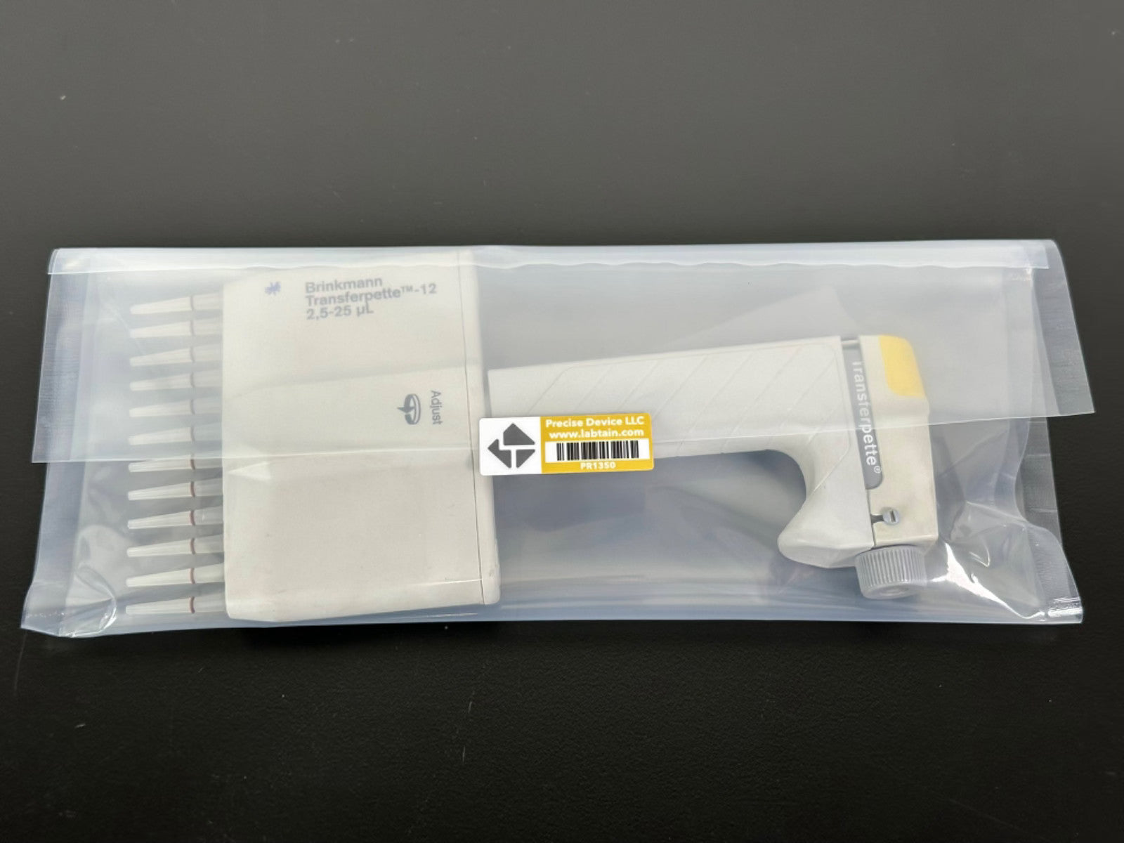 Brinkmann Transferpette TM 12 12 Channel Pipette 2.5 25µL Adjustable5