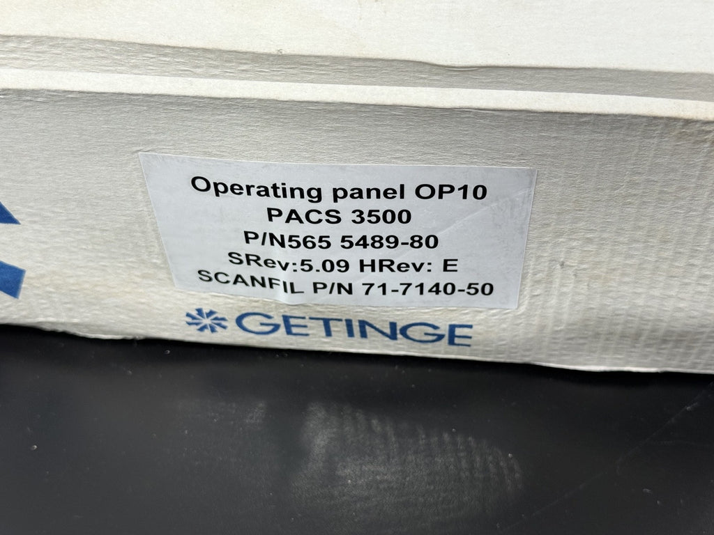 GETINGE 5489 80 Operating Panel OP103