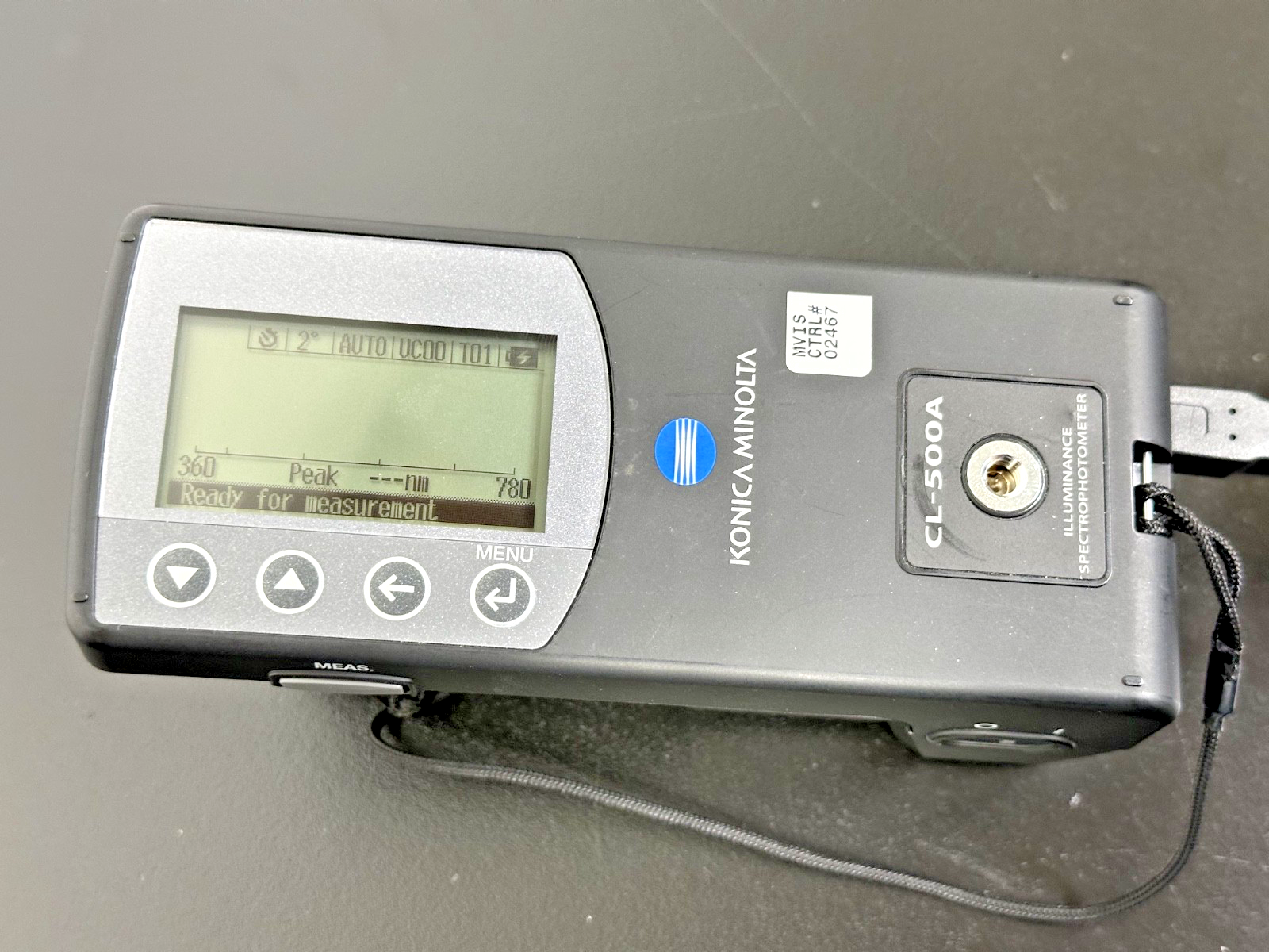 Konica Minolta CL-500A Illuminance Spectrophotometer Meter w/ Case Working2