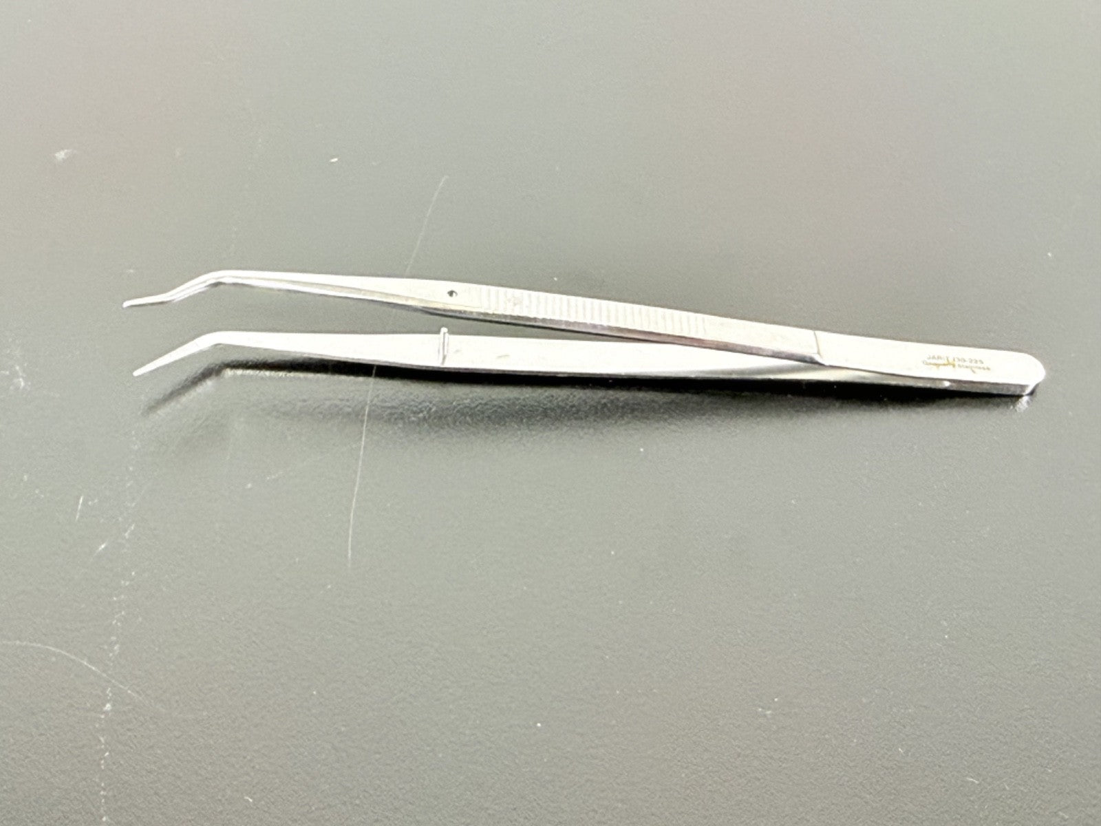 JARIT 130 225 Angled Bayonet Forceps AU1810 Germany Stainless0