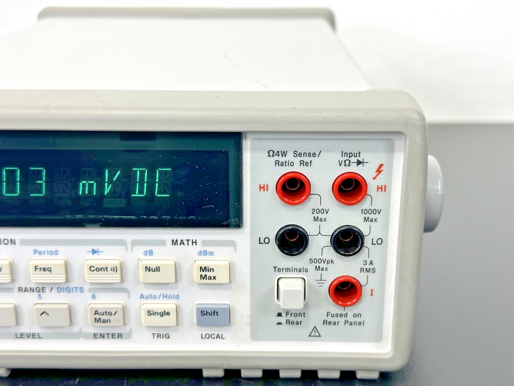 Agilent 34401A 6.5 Digit Digital Bench Multimeter GPIB RS 232 Powers On Working2