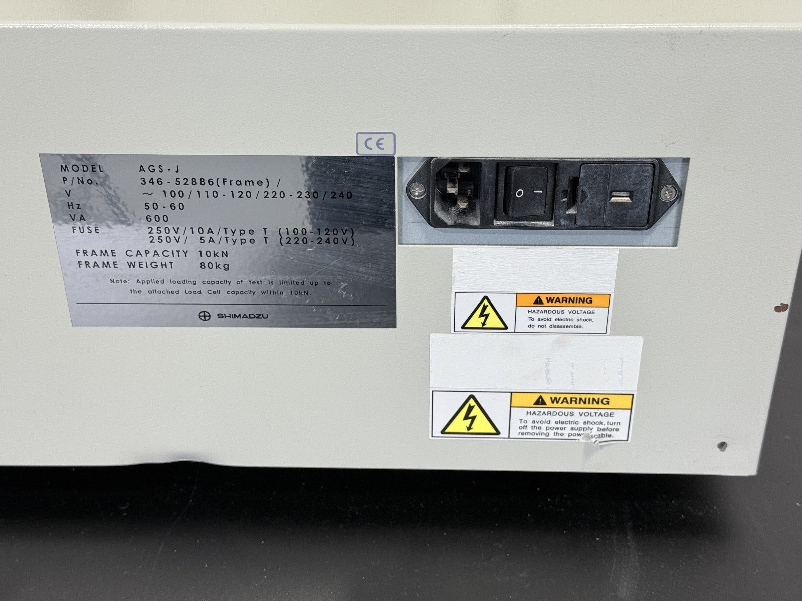 SHIMADZU AGS J 10kN Universal Testing Machine Tensiometer W/ Software & Accessor17