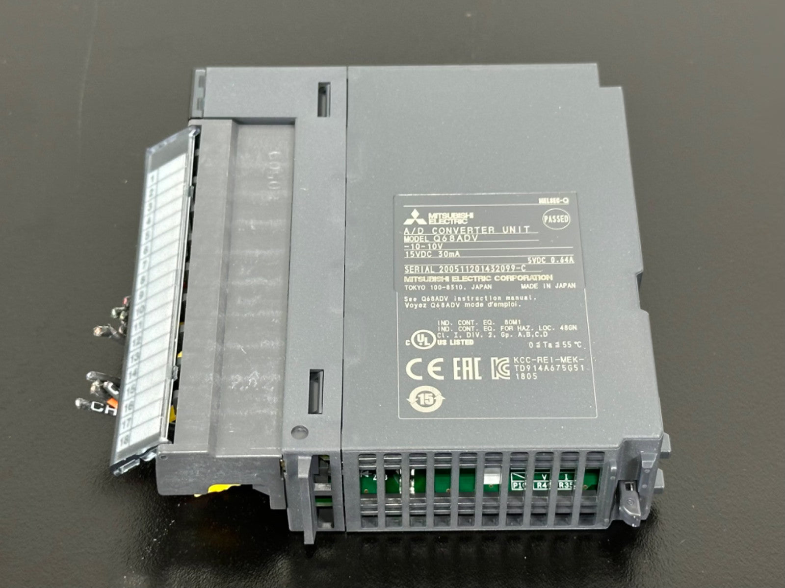 Mitsubishi Q68ADV A/D Converter Unit Melsec Q PLC Module0