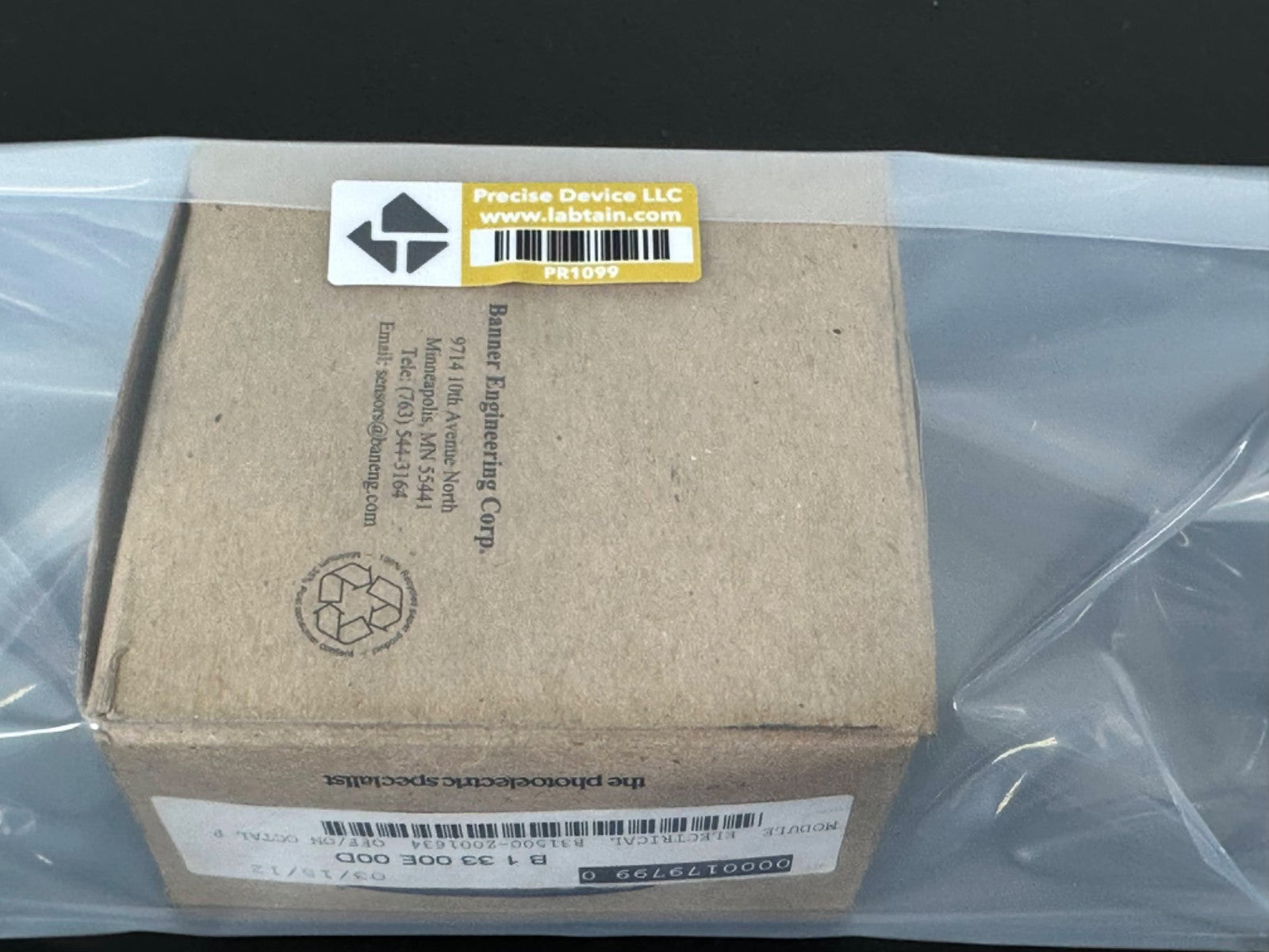 Banner Engineering Photoelectric Amplifier Logic Module 1209A NOS w/ Box2