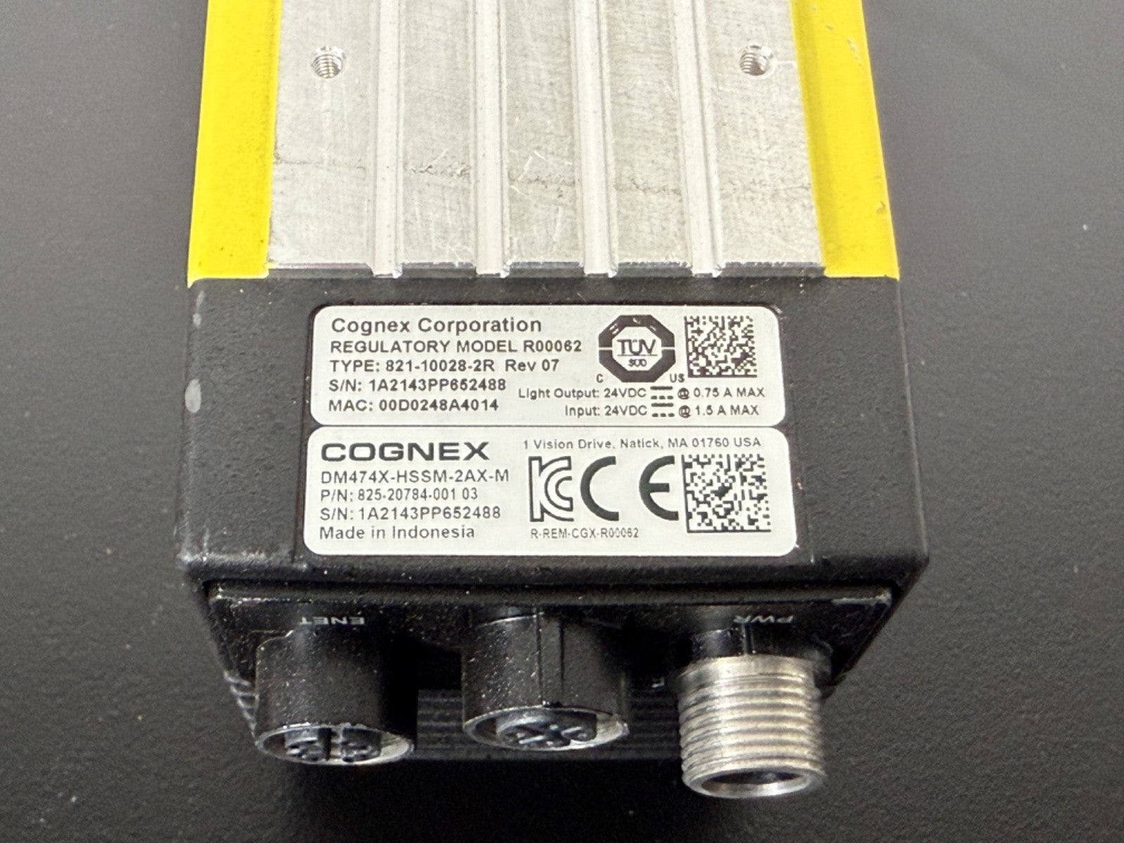 Cognex DataMan 474X DM474X HSSM 2AX M Barcode Reader 825 20784 0014