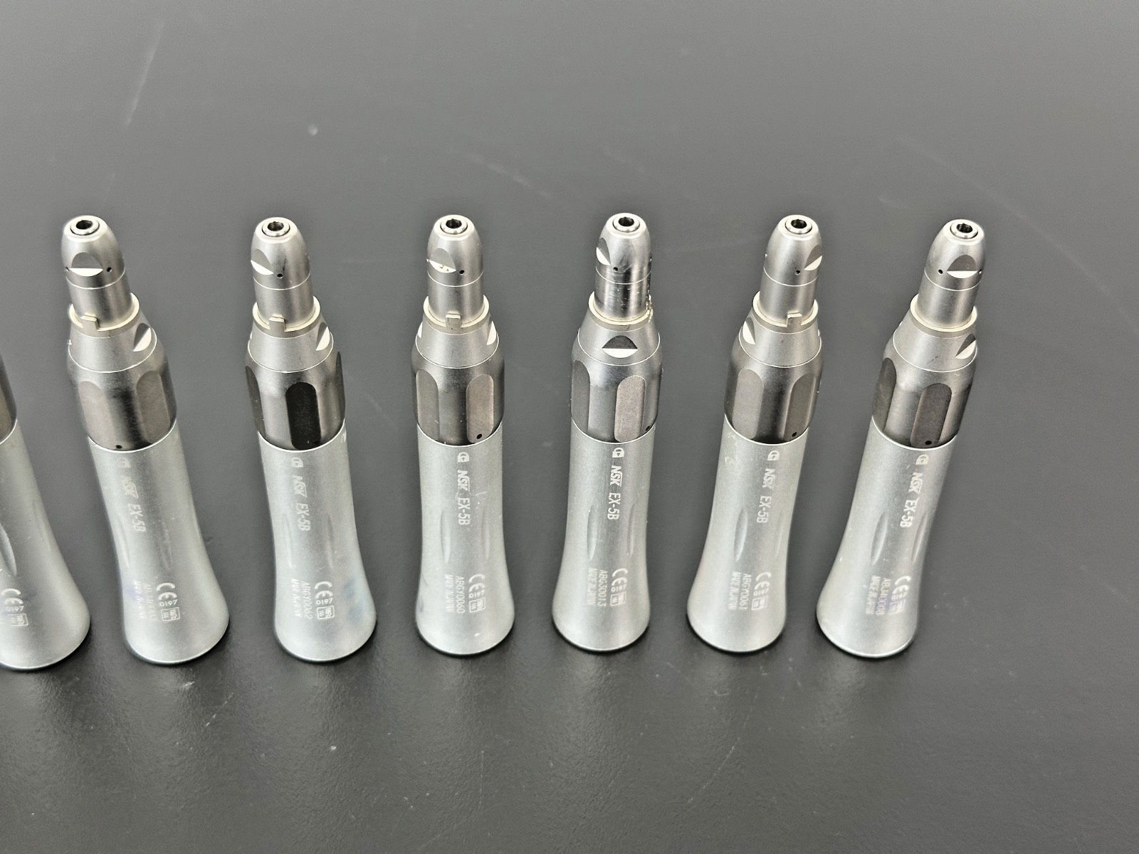 Lot of 10 NSK EX 5B H262 4:1 Straight Handpiece Attachments Tested2