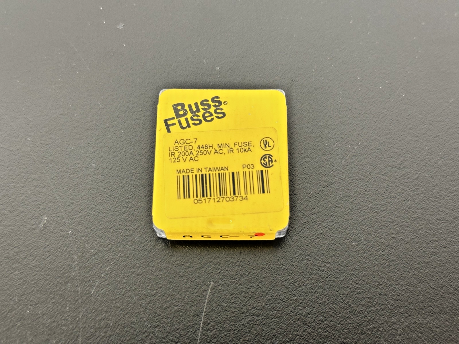 Bussmann AGC 7 7A Fast Acting Glass Fuses 5 Pack 250V0