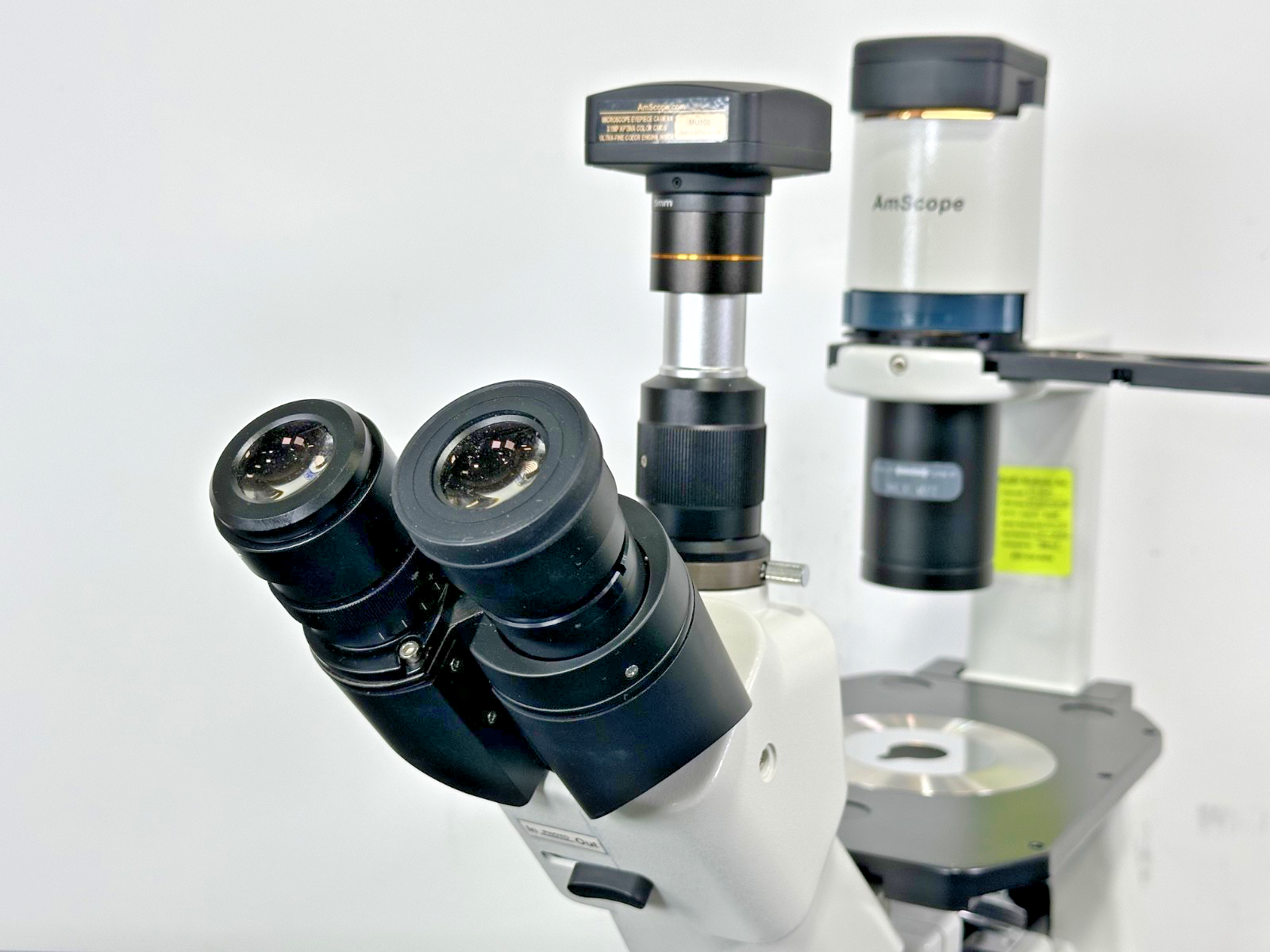 AmScope Inverted Microscope w/ MU300 Camera – Powers On – FOR PARTS / REPAIR1
