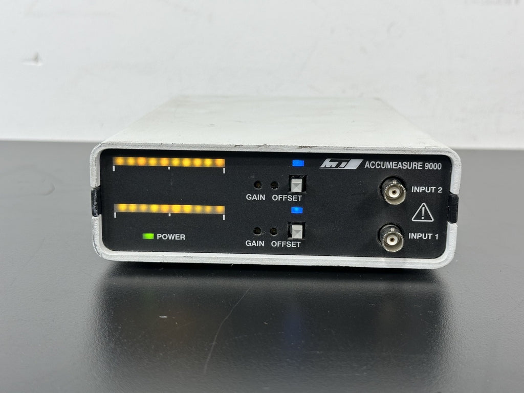 MTI Accumeasure 9000 Dual Input Capacitance Gauge Powers On0
