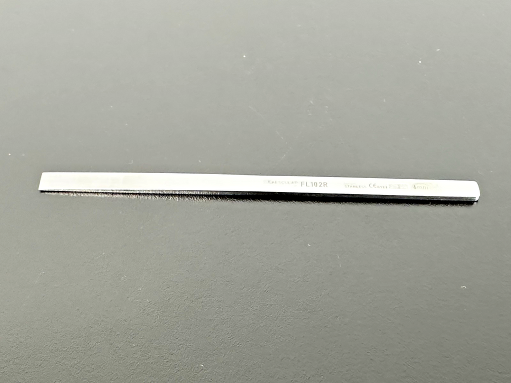 Aesculap FL102R Lambotte Osteotome Straight 6mm 5" Stainless Instrument0