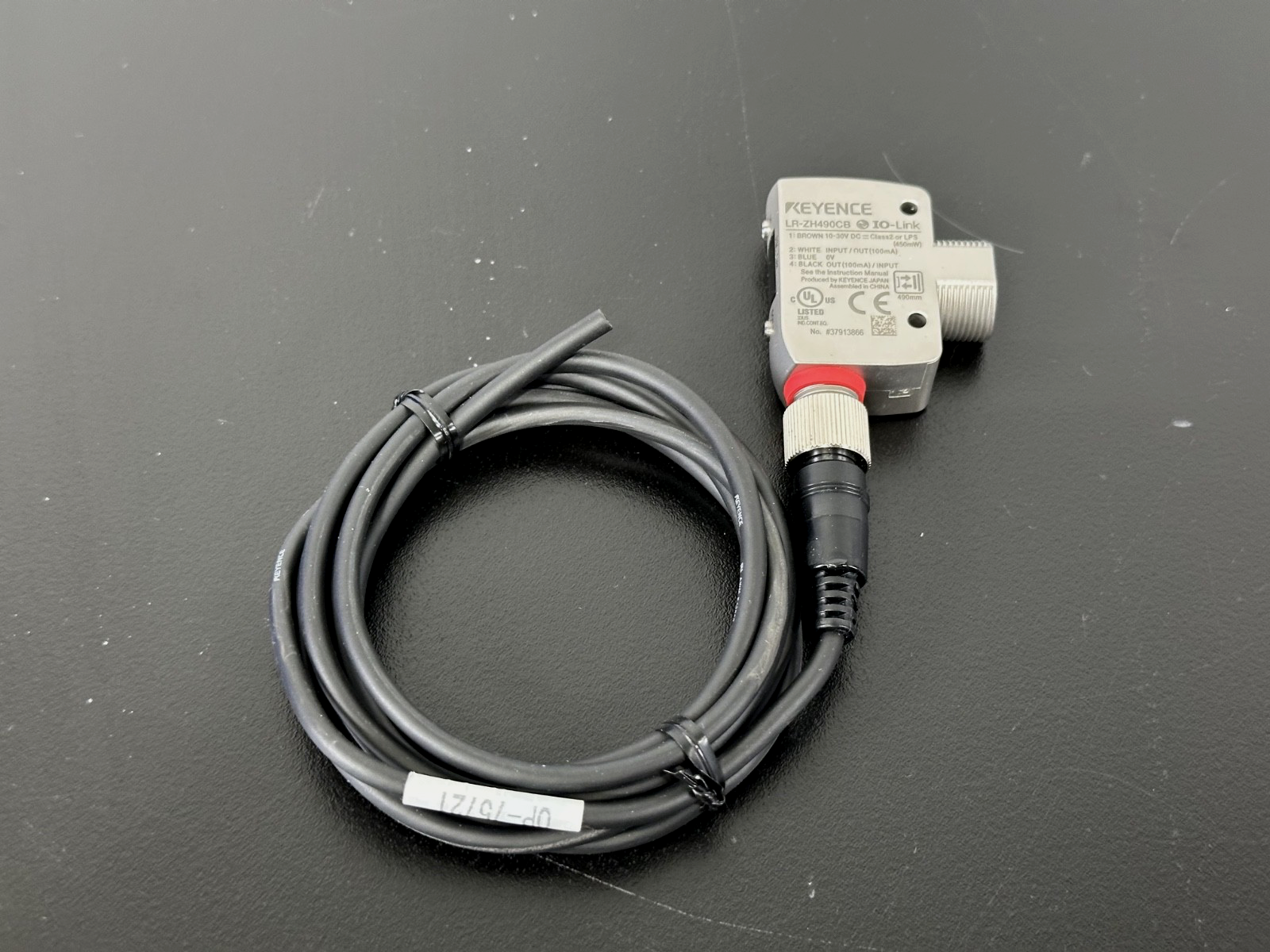 Keyence LR ZH490CB IO Link CMOS Laser Sensor w/ Cut Cable LR Z Series0