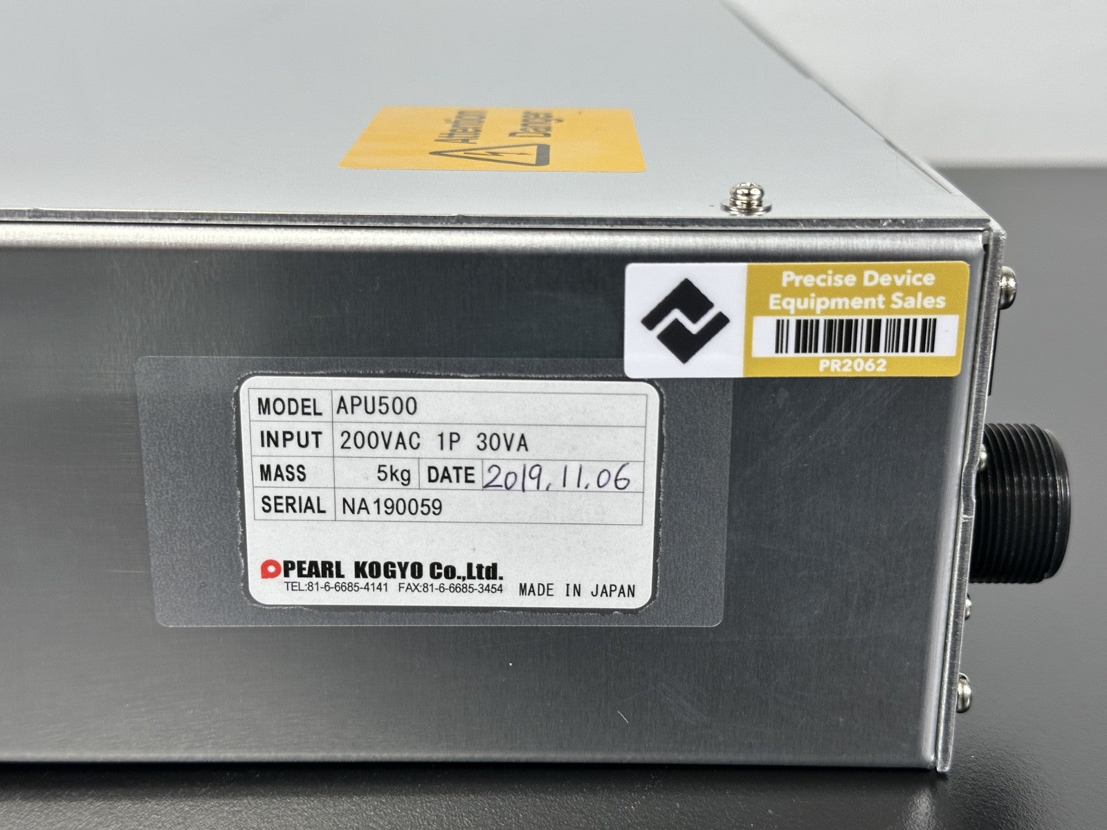 Pearl Kogyo APU500 EC1 Monitor Unit Industrial Control Module4