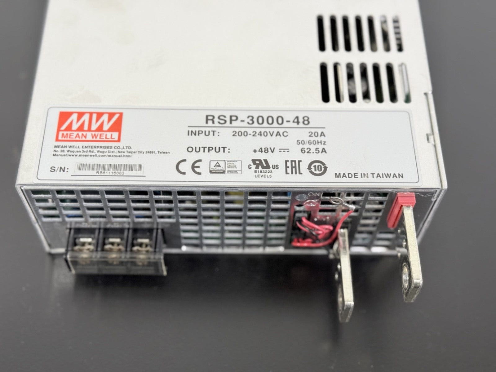 Mean Well RSP 3000 48 48V 62.5A 3000W Switching Power Supply4